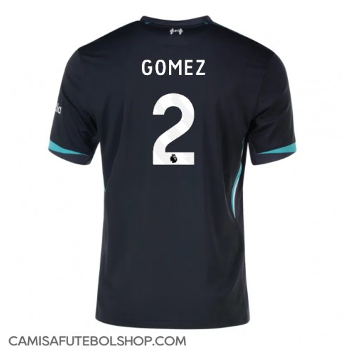 Camisa de time de futebol Liverpool Joe Gomez #2 Replicas 2º Equipamento 2024-25 Manga Curta